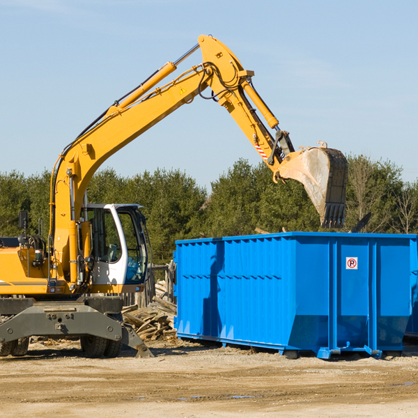 how does a residential dumpster rental service work in Elora TN